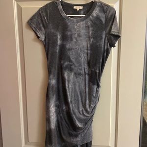 Grey tie dye dress